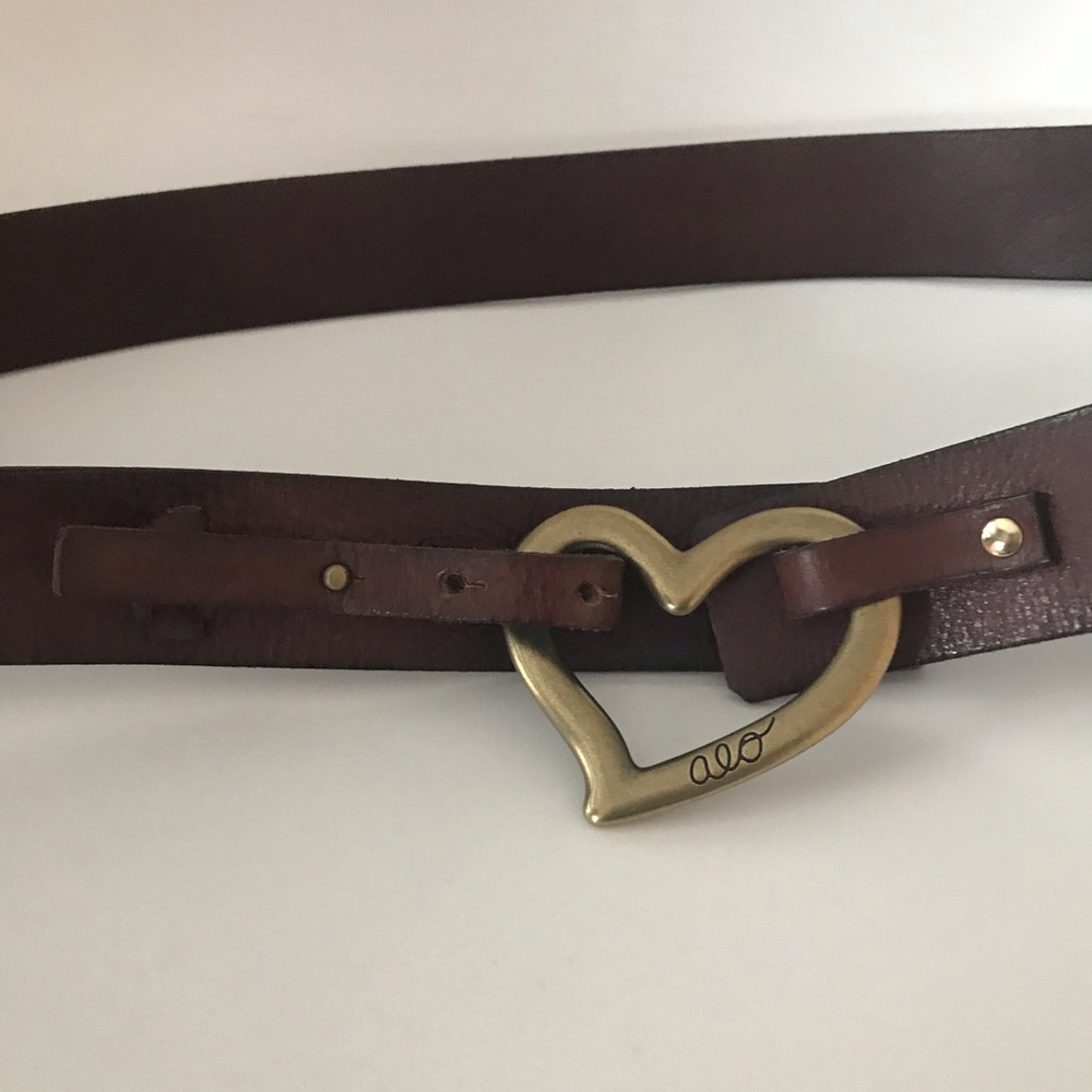 Leather belt